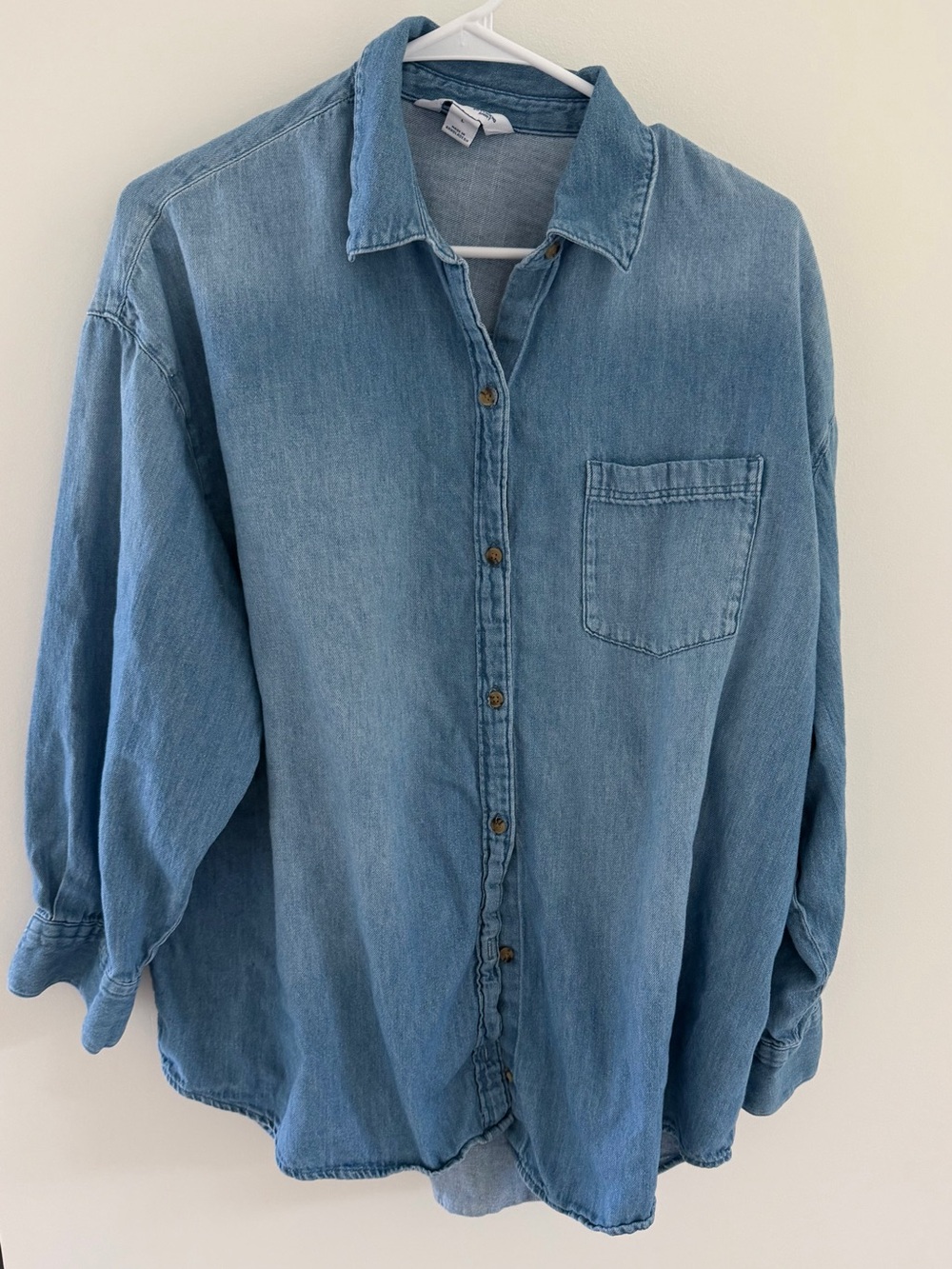 Old Navy Chambray Button-Down Shirt “The Boyfriend Shirt”